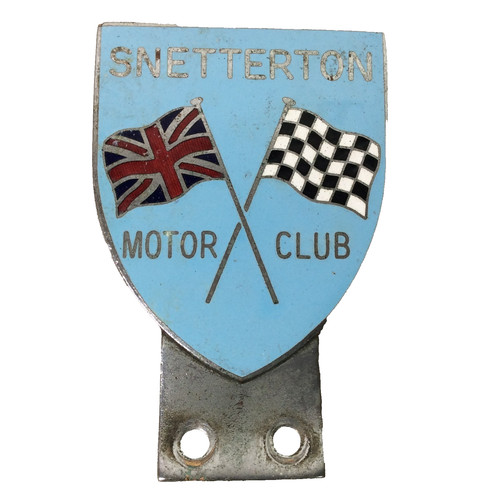 Snetterton enamel badge bar - enamel,