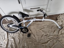 WeeRide Co Pilot Tagalong Trailer Bike White