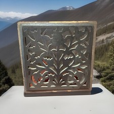 ? Architectural  Salvage Fretwork Carved Reclaimed Panel  Vintage Repurpose