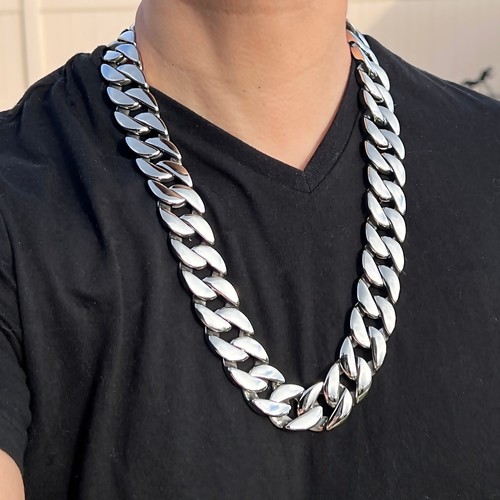 Mens huge cuban link chain - mens,