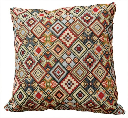 Aztec tapestry cushion cover - tapestry,