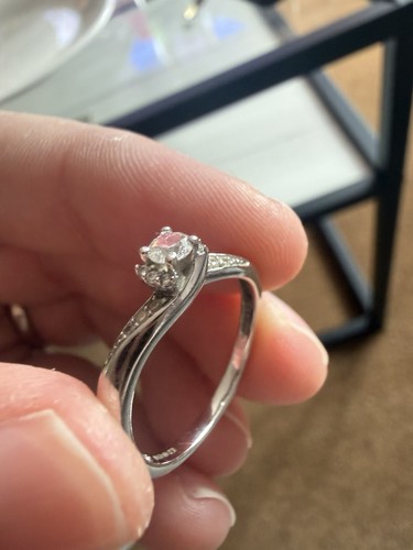 Diamond engagement ring - engagement, size