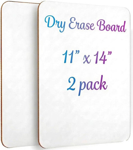 11x14 double sided - double~sided, erase