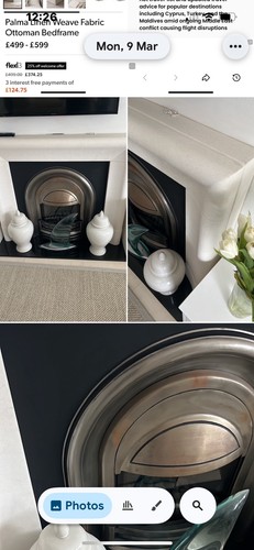 Limestone fire surround - limestone,
