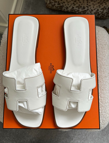 Hermès oran white - oran, leather