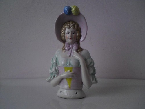 1920s flamboyant half doll