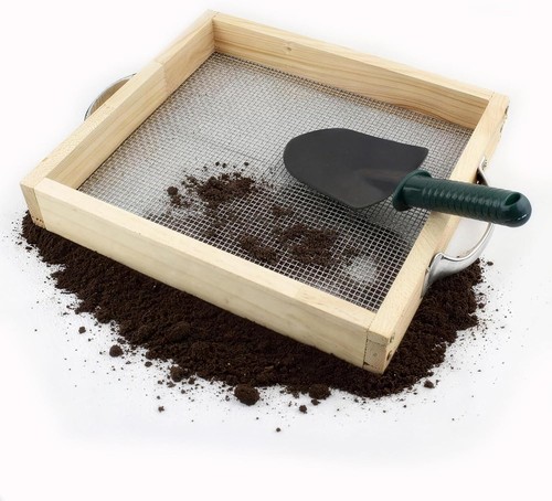 Soil sifter for gardening - soil,