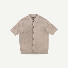 Reiss Mens Beige Cotton