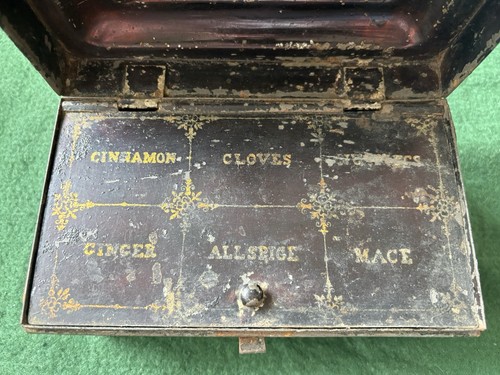 Antique tin spice - antique,