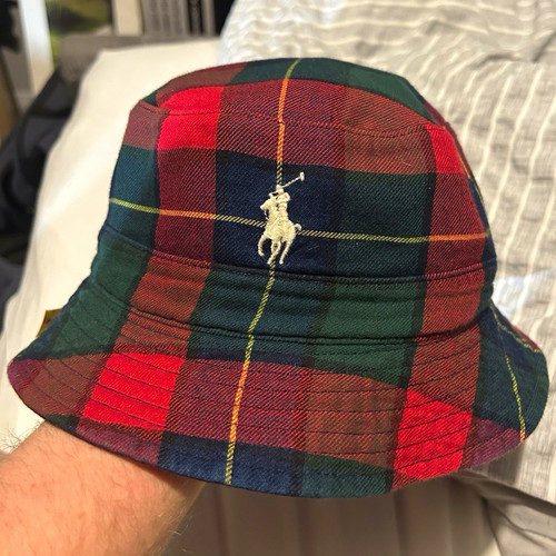 Polo ralph lauren plaid bucket - polo,