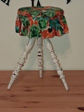 Antique Vintage 3 Legged Wooden decorative gipsy style Stool