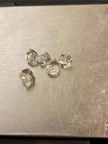 Drilled herkimer diamond - drilled,