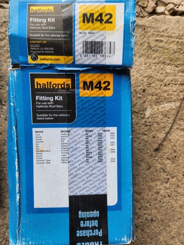 Halfords roof bar fitting - roof,