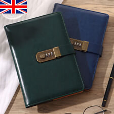100 Pages A5 Notebook With Combination Lock Password Lockable Diary Journal Book