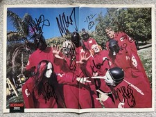 Slipknot Genuine Fully Signed Poster From 2000 Joey Jordison Paul Gray