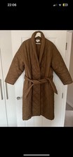 Mango Brown Quilted Long Water