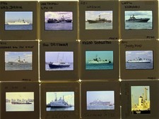 117 x 35mm Photo Slides Boats
