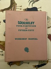 Wolseley 4/44 & 15/50 Saloon