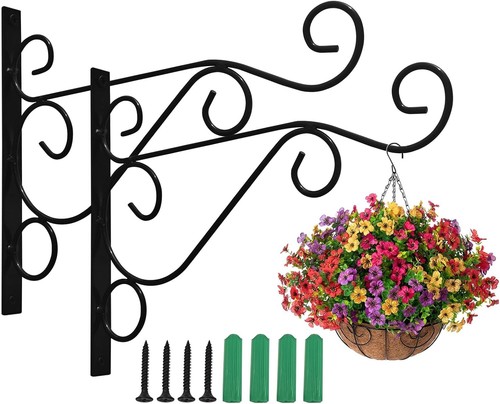 Hanging basket brackets - basket,