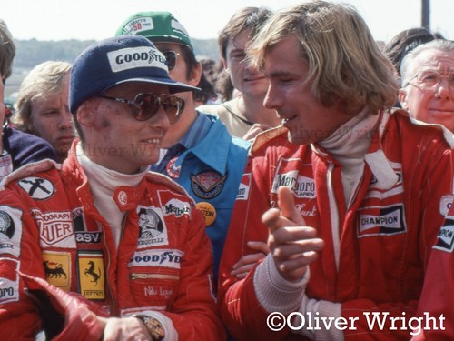 Niki lauda james hunt after - &,