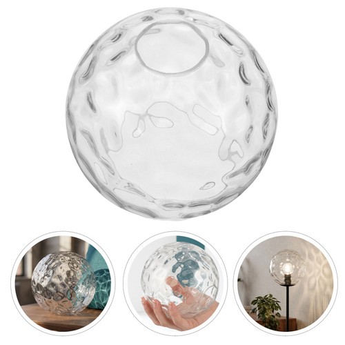 Round water ripple glass - round,