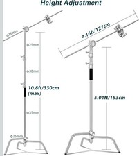 Heavy Duty C Stand Boom Arm