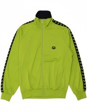 ARENA Mens Graphic Tracksuit Top Jacket XL Green Colourblock XX09