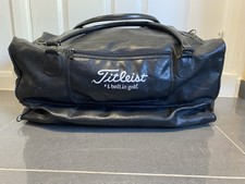 Titleist Bag Soft Holdall Golf Travel Duffel Weekend Bag Vintage Black Zip