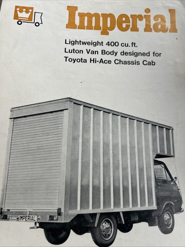 Toyota hiace luton - van, body