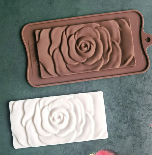 Rose flower silicone chocolate - flower,