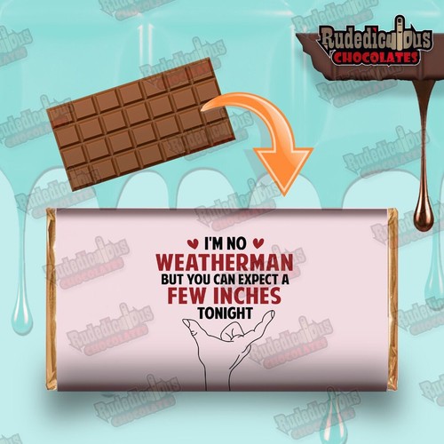 Rude chocolate bar wrapper - chocolate,