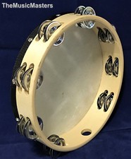 10" inch Wood TAMBOURINE