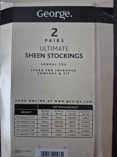 Pairs george black sheen - black,