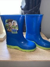 Boys Blue Wellies Size 10 By Toy Story From TU