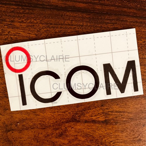 Icom ham radio vinyl - cb/ham,