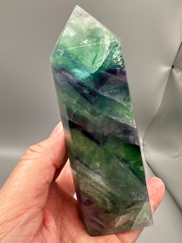 Crystal tower fluorite pillar - crystal,