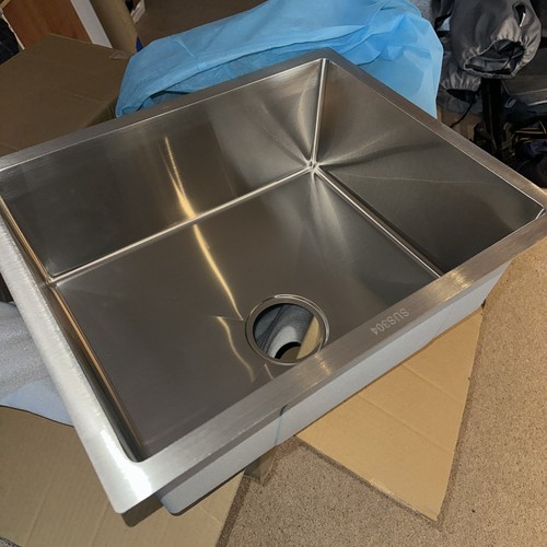 Under mounted stainless sink - mounted,