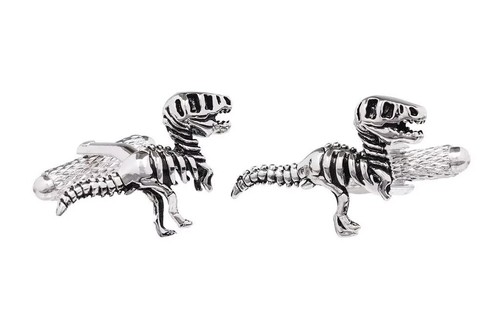 Dinosaur skeleton cufflinks - dinosaur,