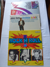 VARIOUS LOT COLLECTION 3 X 12" LP RECORDS ROCK'N'ROLL R&B DOO WOP SOUL M-