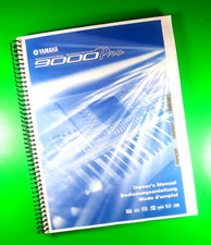 Owners Manual for Yamaha 9000
