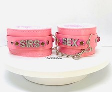 Bdsm handcuffs pink custom