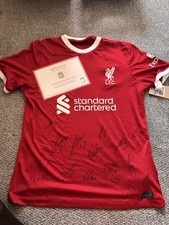 Signed Liverpool FC Home Shirt