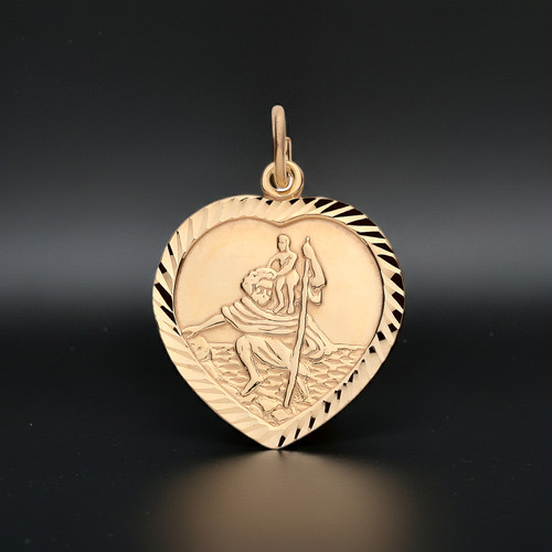 18ct gold heart christopher - gold,