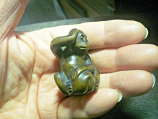 1a.  Hand Carved wood netsuke