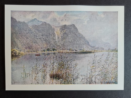 Antique 1908 print - , &
