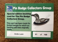 Arctic Loon Pin Badge