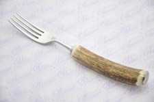 One Genuine Stag/Antler Handle Steak Fork Made In Sheffield England