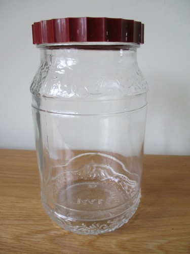Vintage glass jar preserving - jar,