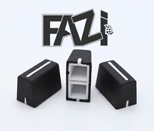 3 x BLACK RUBBER FADER CAP