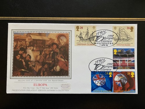 Sotheby silk fdc - no, 77